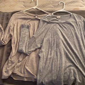 2 long sleeve shirts